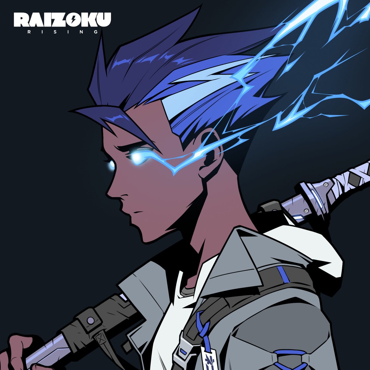 Got this dope edit in support of <a href="/RaizokuRising/">Raizoku</a> . Lightning eyes + Katana + calm face....... yea i'd keep my distance with him if I were you ⚡️⚡️