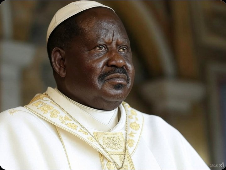 Asswetooo's tweet image. BREAKING NEWS: Confirmed, Raila Odinga will be vying to replace Pope Francis and he has full support of Ruto Delivers