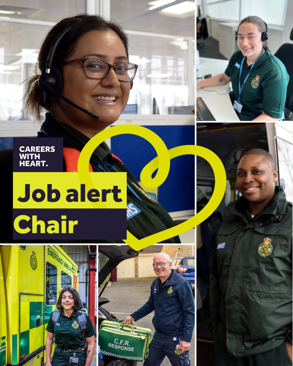 NWAmbulance's tweet image. Could you be our next Chair?
We’re looking for an inspiring, visible, and values-driven leader who can help shape the future of urgent and emergency care in the North West. Apply here:
nwas-leaders.co.uk
Closes: 10.3.25