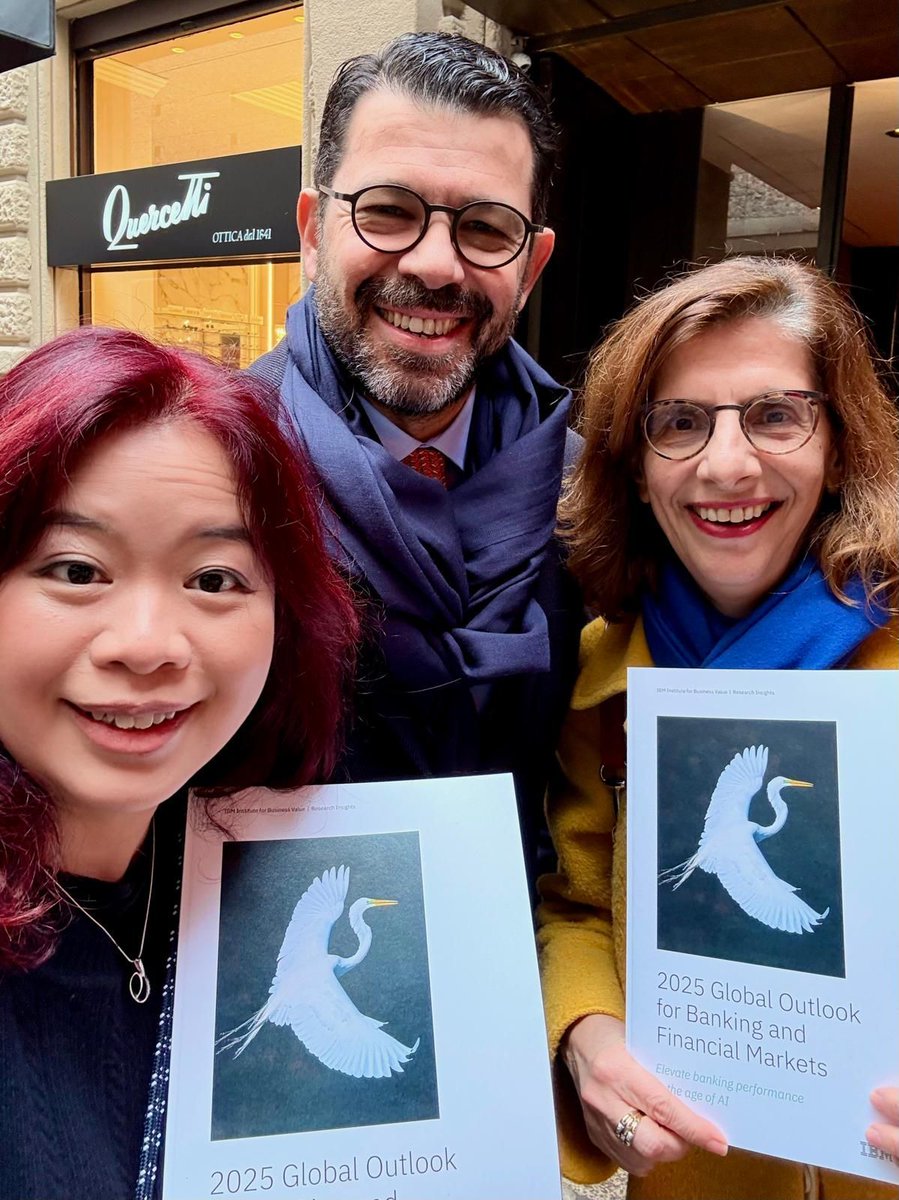 Dr Efi Pylarinou (@efipm) on Twitter photo 📌 The IBM “2025 Global Outlook for Banking & Financial Markets” report
buff.ly/4hhP9wQ
The best combo: In person, Physical copy, in MILAN
w/ <a href="/thepsironi/">Paolo Sironi</a> <a href="/psb_dc/">Theodora (Theo) Lau - 劉䂀曼 🌻</a>
#fintech #banking 📌 The IBM “2025 Global Outlook for Banking & Financial Markets” report
buff.ly/4hhP9wQ
The best combo: In person, Physical copy, in MILAN
w/ <a href="/thepsironi/">Paolo Sironi</a> <a href="/psb_dc/">Theodora (Theo) Lau - 劉䂀曼 🌻</a>
#fintech #banking