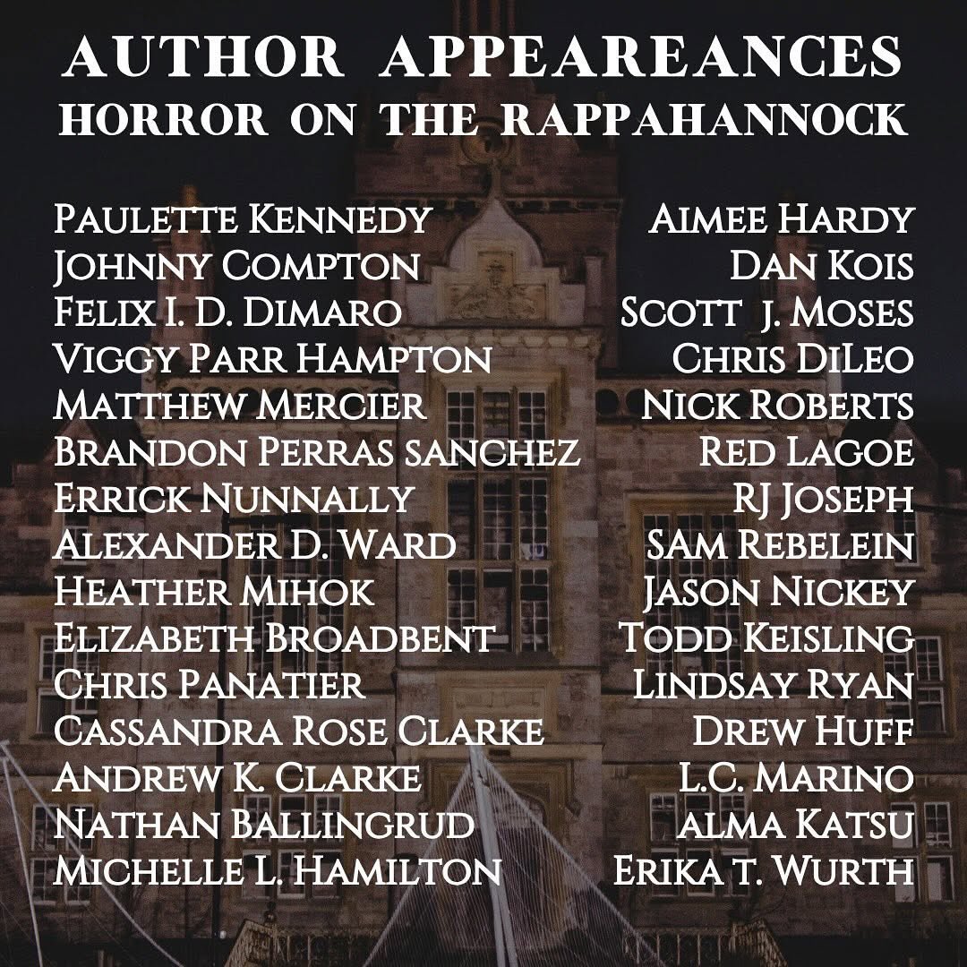 🫀🫀🫀🫀🫀• @horrorreaderweekend Remember how much fun you had when the Book Fair came to your school?

OMG, this is an Adult Book Fair! 

It combines all your fond memories of Book Fairs with delicious food, cocktails at a speakeasy, pints at a brewery, bookish talks and…