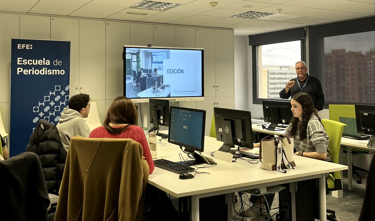 La edición de textos, que garantiza la calidad de los contenidos, su distribución a los destinos adecuados y las prioridades precisas ha centrado este martes la  clase impartida por el periodista de <a href="/EFEnoticias/">EFE Noticias</a>
<a href="/JavierLascurain/">Javier Lascuráin</a> en el <a href="/master_uc3m/">Master - UC3M</a> y <a href="/EFEescuela/">EFE Escuela</a>