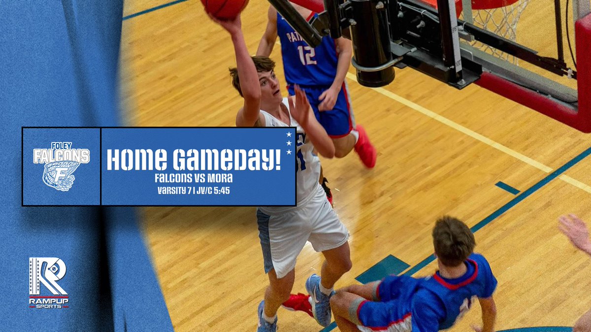 Falcons second to last regular season home game! Foley hosts Mora!

⌚  Varsity 7 | JV/C 5:45
📺  fan.hudl.com/usa/mn/foley/o…
🎟️  gofan.co/event/2185915?…
📍  Foley High School