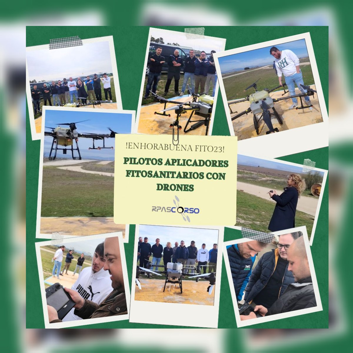 🌱 🌱 𝐔𝐧𝐚 𝐧𝐮𝐞𝐯𝐚 𝐩𝐫𝐨𝐦𝐨𝐜𝐢ó𝐧 𝐝𝐞 𝐏𝐈𝐋𝐎𝐓𝐎𝐒 𝐀𝐏𝐋𝐈𝐂𝐀𝐃𝐎𝐑𝐄𝐒 𝐅𝐈𝐓𝐎𝐒𝐀𝐍𝐈𝐓𝐀𝐑𝐈𝐎𝐒 𝐂𝐎𝐍 𝐃𝐑𝐎𝐍𝐄𝐒 🚀ha completado su formación, listos para aplicar todo lo aprendido en el #campo.
!Gracias por confiar en <a href="/RPASCORSO1/">rpascorso</a> !
📱 692 640 667
#rpascorso