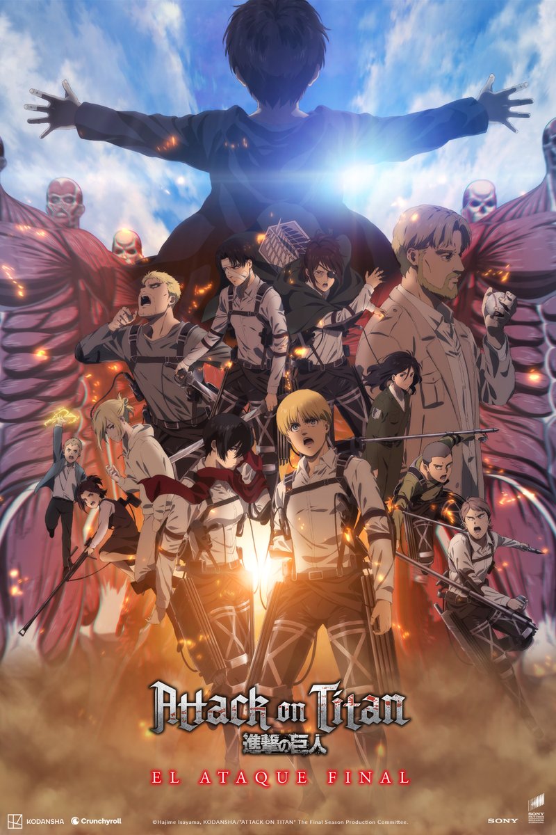 🚨GIVEAWAY🚨

Tenemos boletos para la premier exclusiva de #AttackOnTitan "El ataque final". Rifaremos 5 pases dobles entre todos los que nos sigan y de RT+FAV a esta publicación. Tienen hasta las 9PM de este martes 25 de febrero para participar.

*Promo válida para #Guatemala.