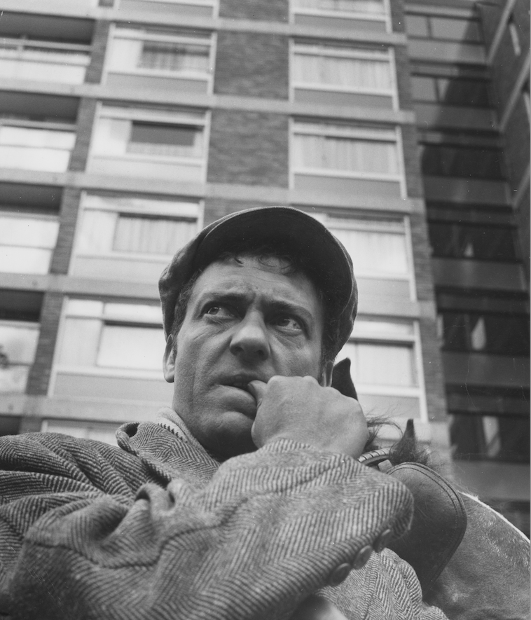 BraxM's tweet photo. High anxiety... a fantastic portrait of the Harold Steptoe actor, taken on 17 May 1962 by Don Smith for @RadioTimes. There's a 1967 interview with Harry H Corbett at 9pm on BBC4, following the Steptoe and Son episode Divided We Stand. #Arold! https://t.co/vcx5yVI0sH