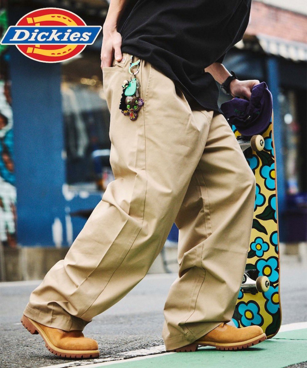 早割あり】Dickies x FREAK'S STORE 25SS 別注 ワイドバレルレッグ 早割あり】Dickies x FREAK'S STORE 25SS 別注 ワイドバレルレッグ