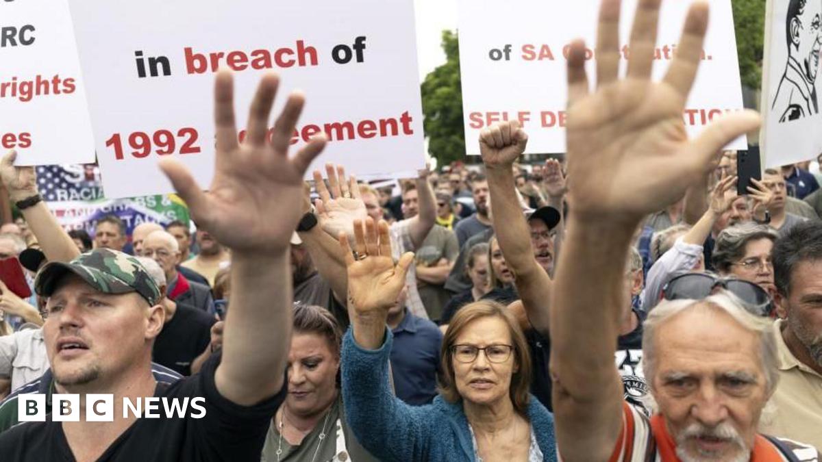 A South African court has dismissed claims of a white genocide in the country as 'clearly imagined'. The ruling comes as US President Donald Trump and adviser Elon Musk accuse South Africa's government of targeting the country's white minority. bbc.in/41gj7dH