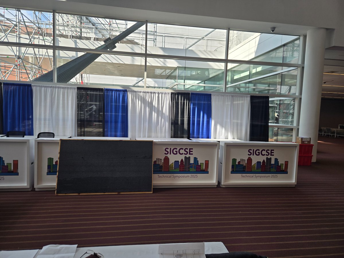 stonejpsu's tweet image. #SIGCSE2025 is starting to come together! Join us in Pittsburgh Feb. 26 - Mar. 1 to explore the latest research and innovation in #CSed! sigcse2025.sigcse.org