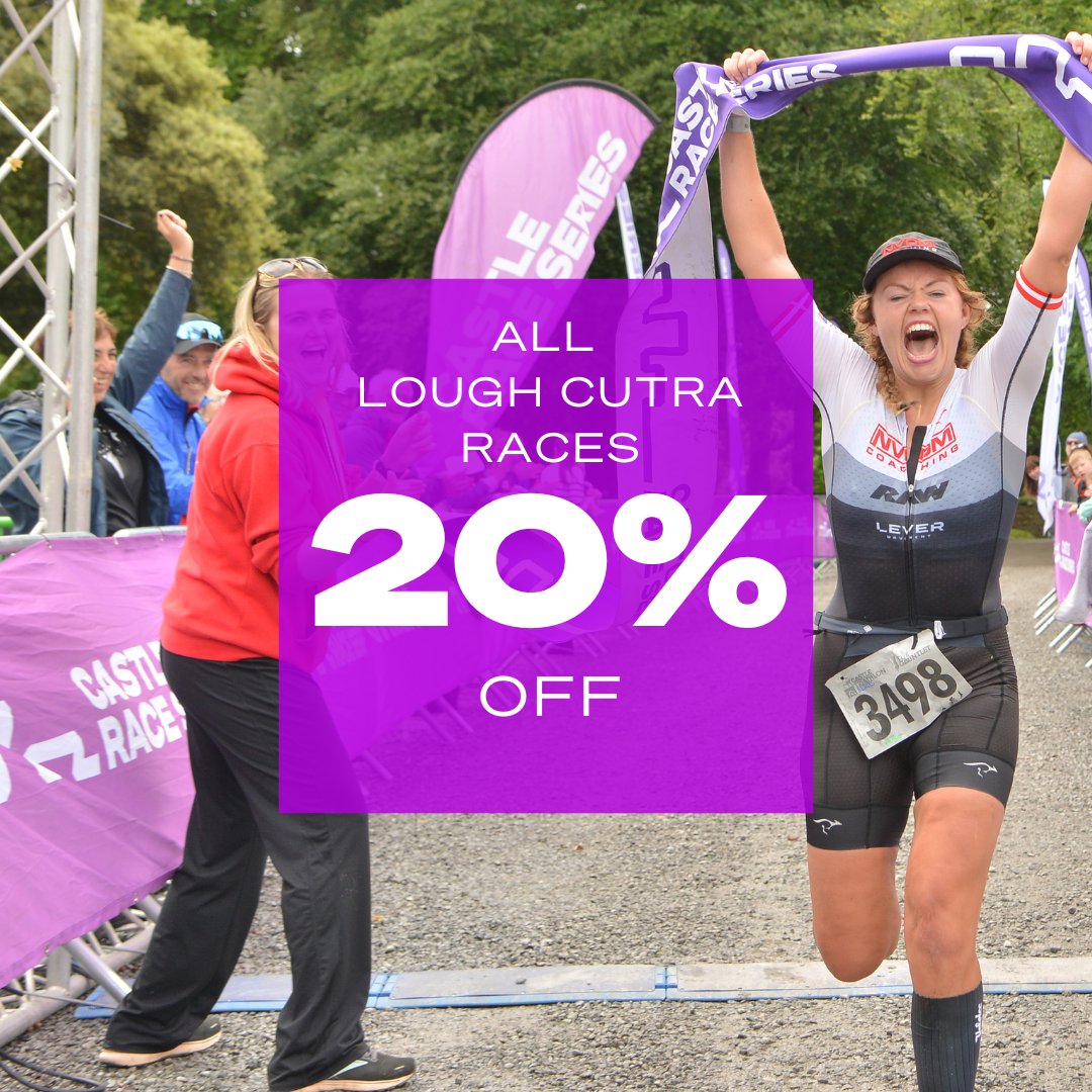 🚀 Flash Sale Alert! 

For a limited time only, get 20% OFF all races at the Castle! 🏆

With distances to suit all ages &amp; abilities. Whether you're chasing a new PB or just taking in the stunning scenery, there's a race for you!

Don’t miss out  use code CASTLE20 at checkout 🏆