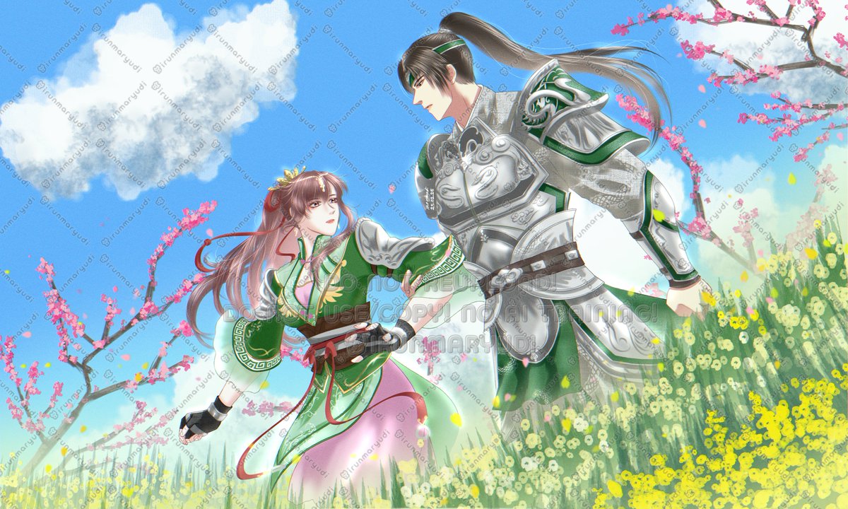 IrunMaryudi's tweet photo. //Manisan YunWei🐉🐈🩵🩷

"Wei, jangan pergi!"
Zhao Yun spontan menarik lengan gadis itu sebelum menghilang dari pandangannya.
"Tu-Tuan Zhao Yun? Aku tidak pergi ke manapun," jawab Li Wei yang terkejut saat pria itu menarik lengannya tiba - tiba.
-LP Ch XII- https://t.co/NPb3GG6Y6T