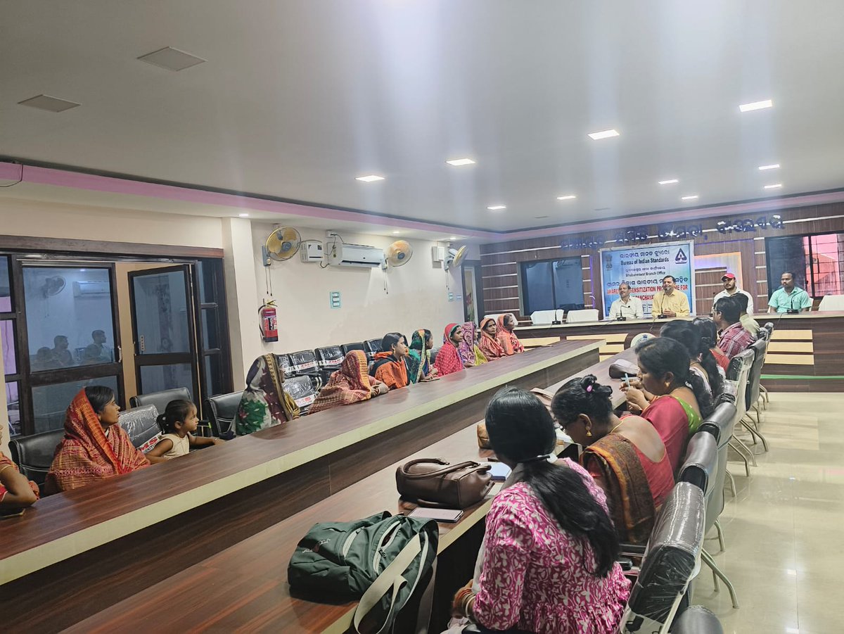 OdishaCalling's tweet photo. BIS G P Sensitization Program,
Name of block: Oupada Panchayat Samiti office,Oupada
Total Members: 24
Date : 25/02/2025
District: Balasore
RP: Rakesh Singh
RP: Debabrata Nayak
@IndianStandards https://t.co/UDT1lEU2s9