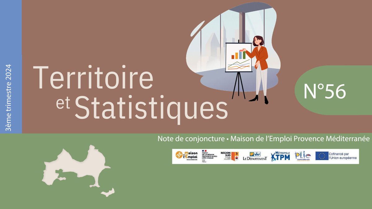 📊 Nouvelle Note de Conjoncture Territoire &amp; Statistiques 👉note de conjoncture T3 2024 n 56
#EmploiProvence #Statistiques2024 #Embauches #SecteurIndustrie #ToulonProvenceMéditerranée