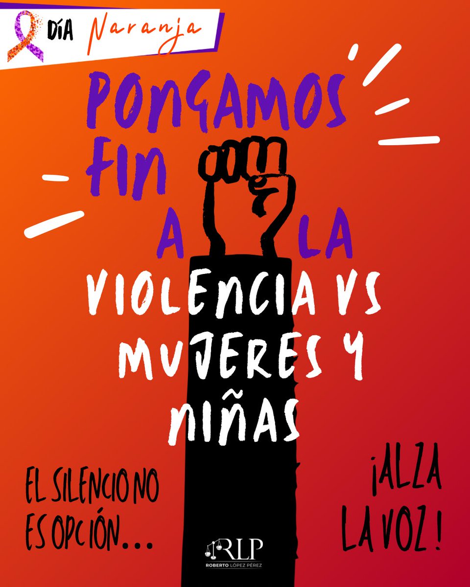 Hoy, en el #DíaNaranja, cada gesto, cada palabra y cada acción cuentan en la lucha por un mundo sin violencia en contra de las mujeres y niñas…

¡El silencio 🤫 no es opción!

#Únete #NoALaViolencia