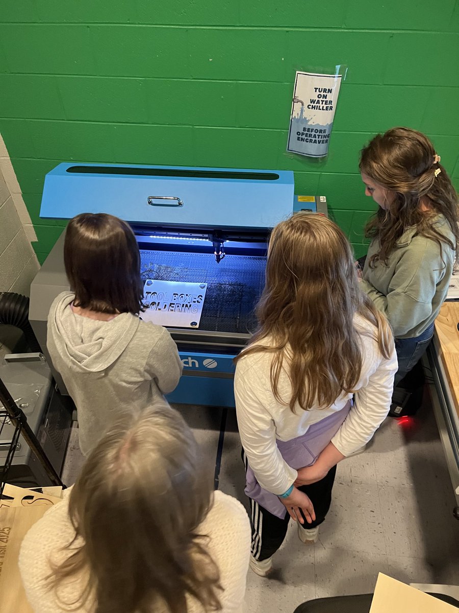 We love seeing 8th grade science teachers and students collaborating with the STEM teachers!