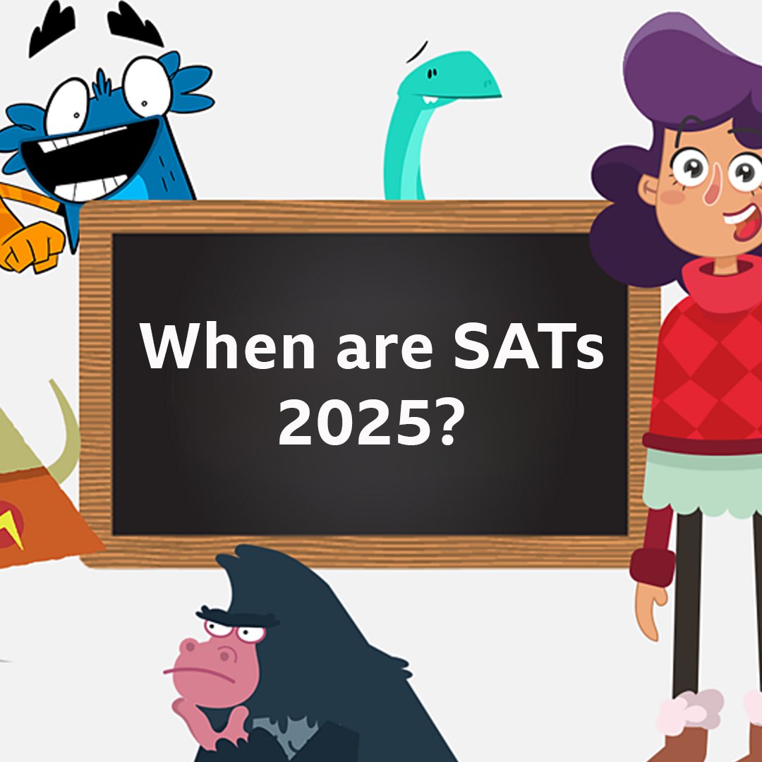 bbcbitesize's tweet photo. If you want to find out when your children are sitting their KS1 or KS2 SATs, this is the page for you #SATs