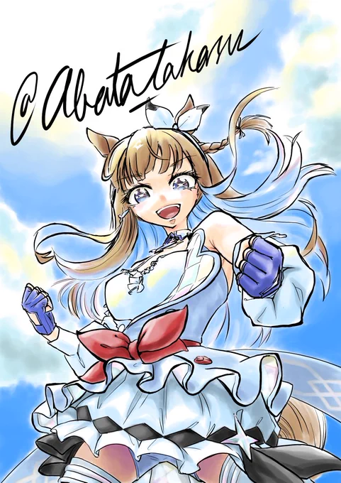 アーモンドアイ来たね!!個人的にも待ってました!!!!!#ウマ娘 
