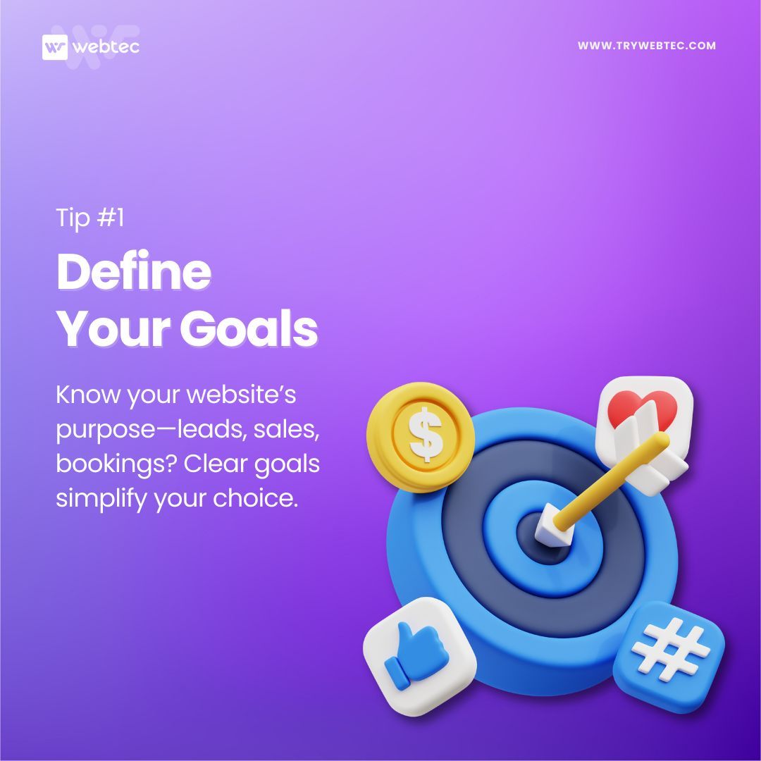 Webtecwebagency's tweet image. Quick Tips #7: 🖥️ Choosing the right platform for your website is crucial for success! Whether it’s WordPress, Shopify, or something else, make sure it aligns with your goals and needs. 💡🚀 

#WebsiteTips #PlatformChoice #WebDesign #QuickTips #Webtec