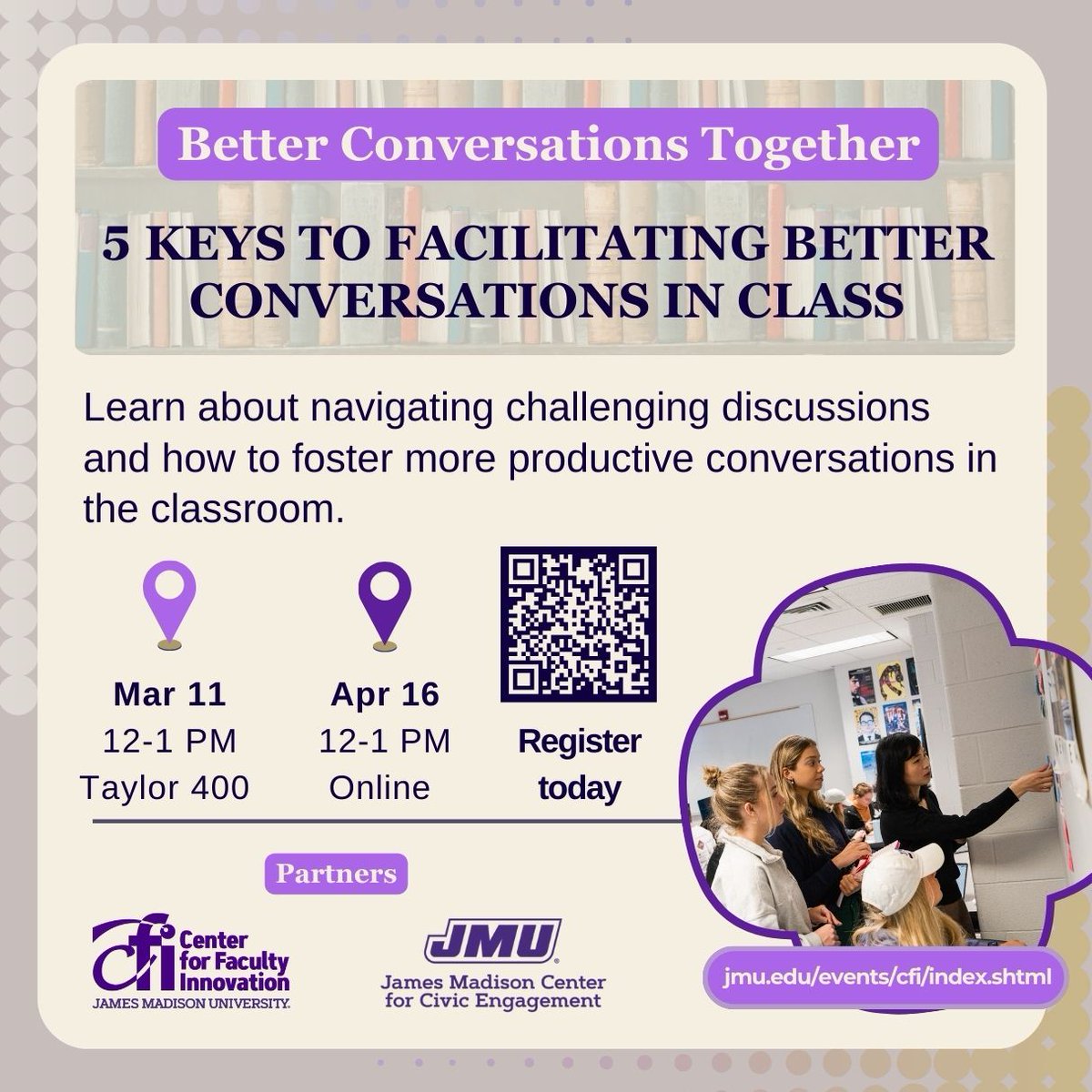 JMU CFI tweet media
