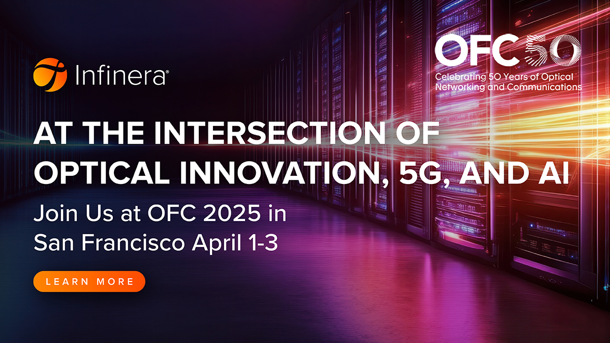 Infinera (@infinera) on Twitter photo Join Infinera at #OFC25, where our solutions showcase will feature cutting-edge demos and real-world technology use cases and our thought leaders will address a broad range of industry trends and technologies. Learn about our presence: infinera.com/events/ofc-202… <a href="/ofcconference/">OFC Conference</a> Join Infinera at #OFC25, where our solutions showcase will feature cutting-edge demos and real-world technology use cases and our thought leaders will address a broad range of industry trends and technologies. Learn about our presence: infinera.com/events/ofc-202… <a href="/ofcconference/">OFC Conference</a>