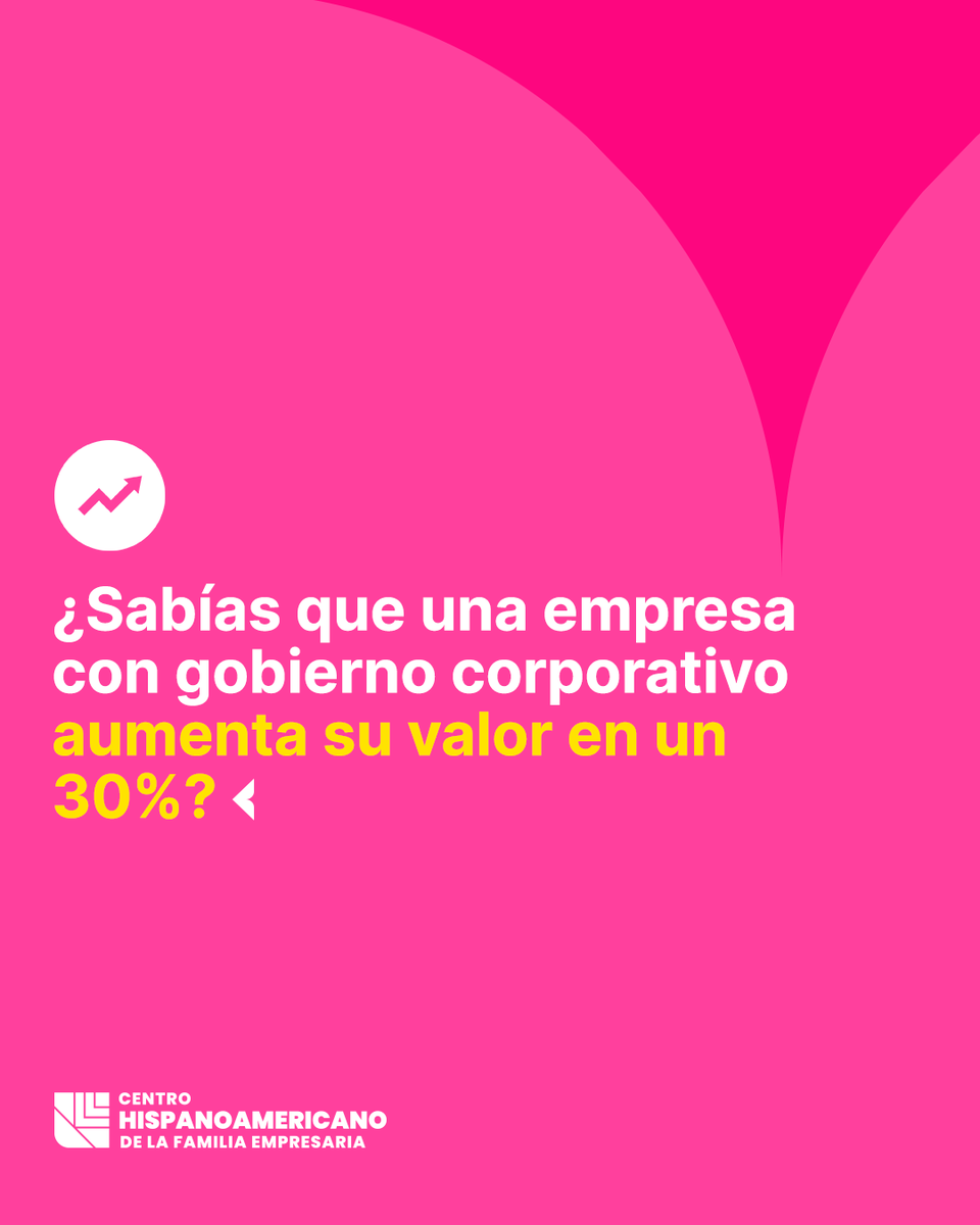 💼 El gobierno corporativo impulsa el valor y la competitividad de las empresas familiares. 🌍 Mejora decisiones, relaciones generacionales y confianza de inversionistas. ¿Estás listo para implementarlo? Cuéntanos tus dudas 👇🏼 #GobernanzaCorporativa #EmpresasFamiliares