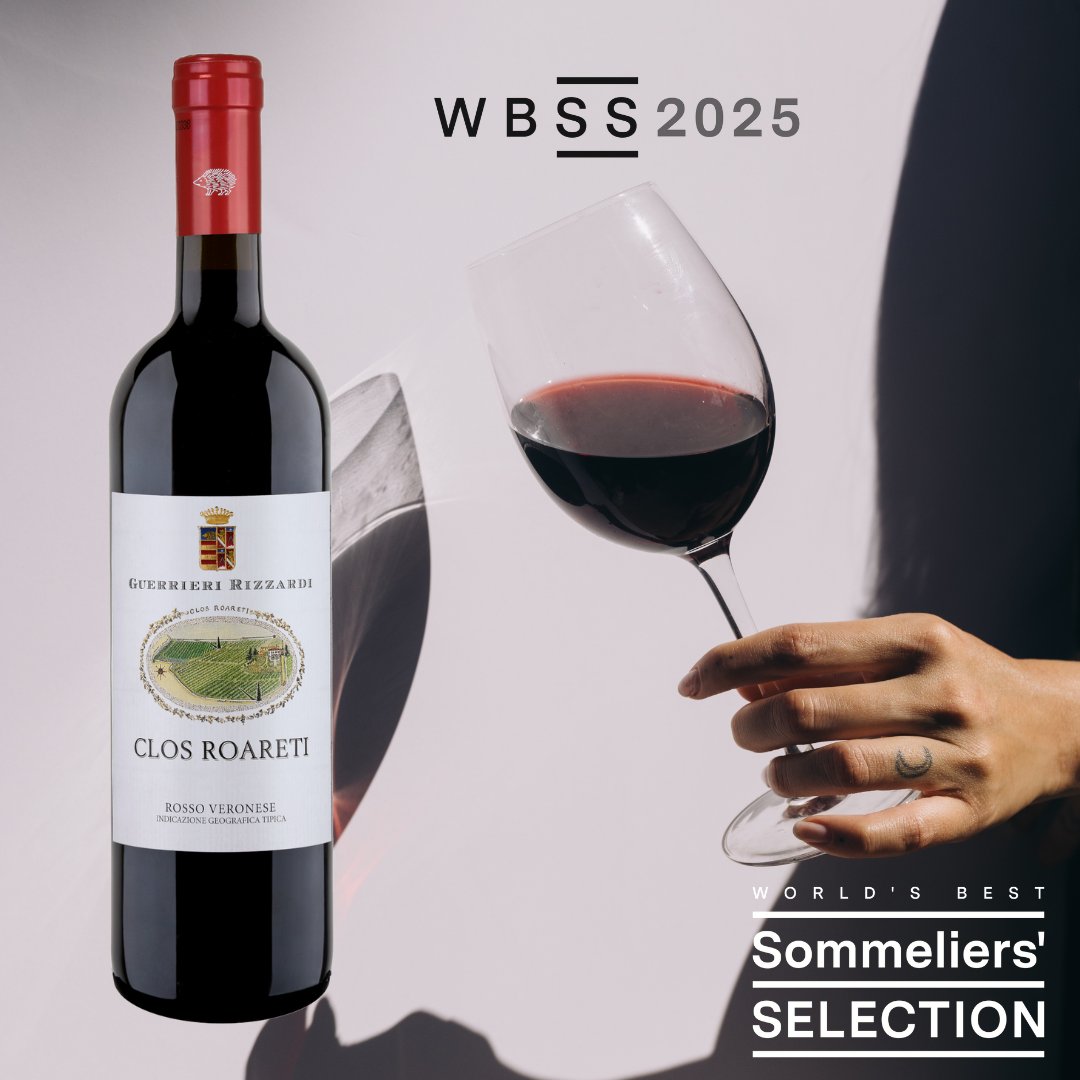 Clos Roareti 2021 joins the World’s Best Sommelier Selection! 🍷✨
A pure #Merlot that showcases the #Valpolicella’s ability to go beyond #tradition through research and experimentation. Proud to see it recognized among the world’s finest!

Read more 👉guerrieri-rizzardi.it/en/clos-roaret…