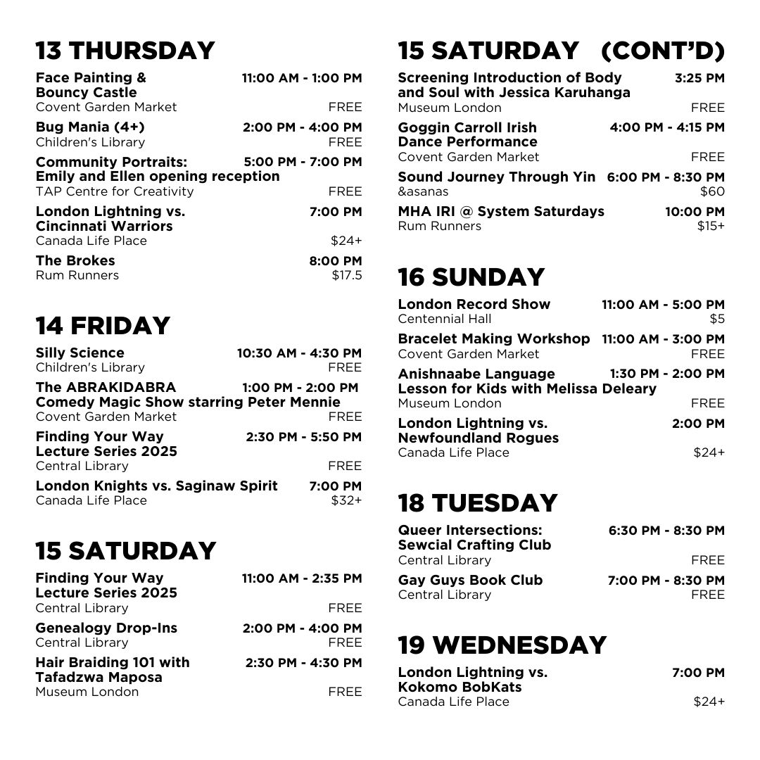 Spring into March with a lineup of exciting events, from St. Patrick’s Day celebrations to Easter fun and so much more! 🍀🌸

Pick up a physical copy of the March event calendar at our office at 114 Dundas, and find all the event details at DowntownLondon.ca/Explore-Downto…