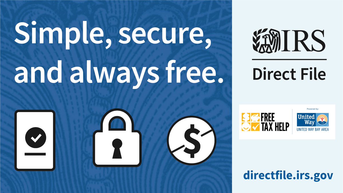 Did you know the IRS is rolling out a new Direct File option that is free? We're hosting a webinar today at 12pm to share with you the details of how to use this new tool, and how to share it with our Bay Area community! 

Visit okt.to/NUlspK to sign up!
