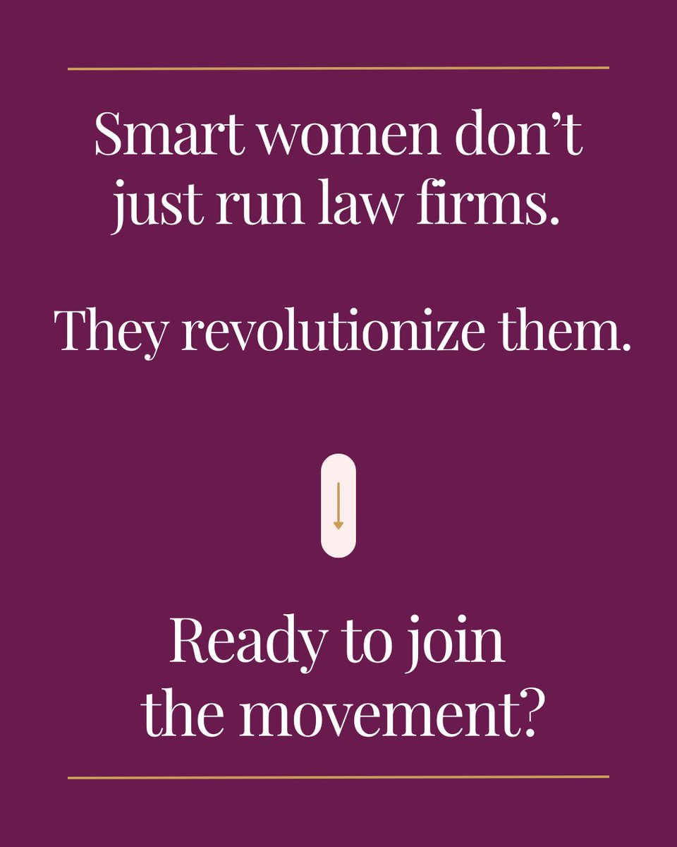 bridgitnorris's tweet photo. 5 Mistakes Keeping Women Law Firm Owners Stuck

1. Fixing everything instead of leading
2. Micromanaging instead of trusting your team
3. Chasing revenue instead of profit
4. Scaling by doing more instead of less
5. Running without systems = no freedom

Does one hit home for you? https://t.co/zQ73ZmFPum