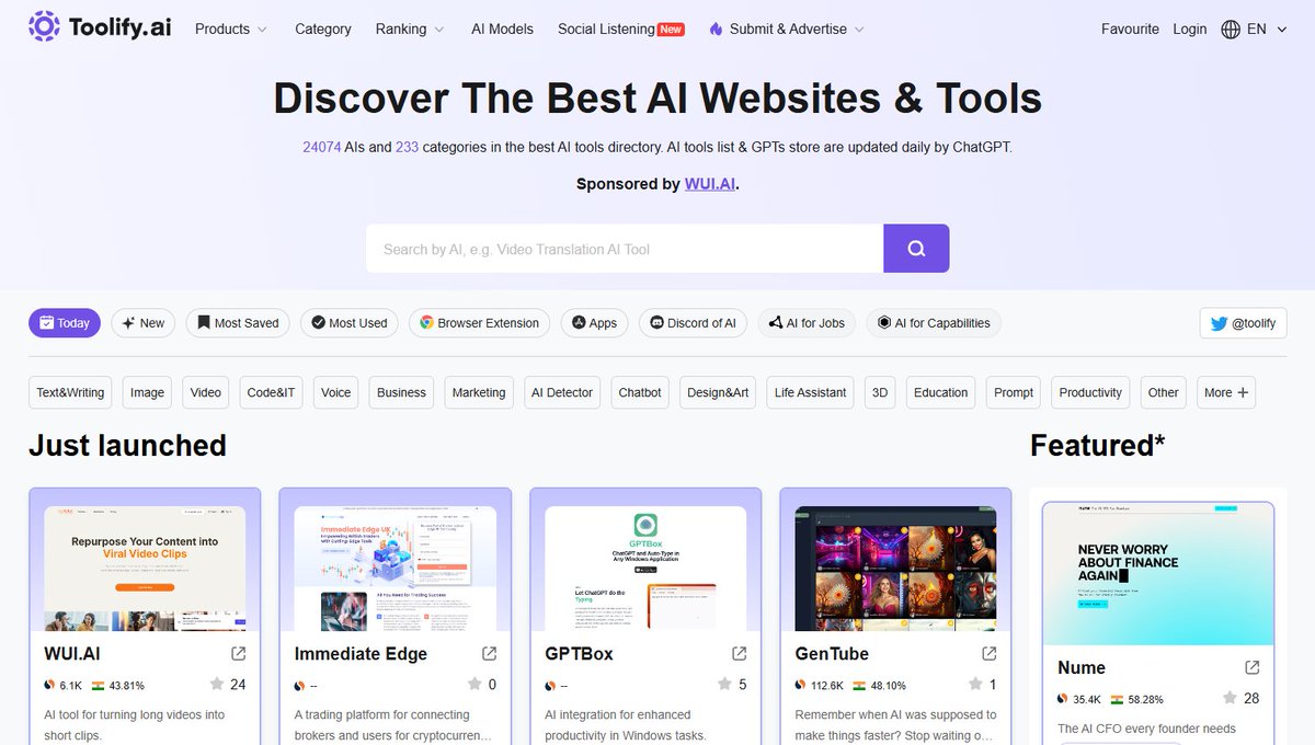 Toolify_ai's tweet image. Hey guys! Let&apos;s log in! 

toolify.ai