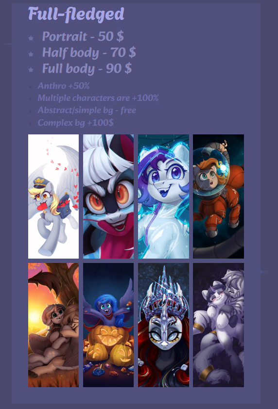 Hey, I'm opening 5 slots for orders! ✨
If you are interested, write to me in dm~