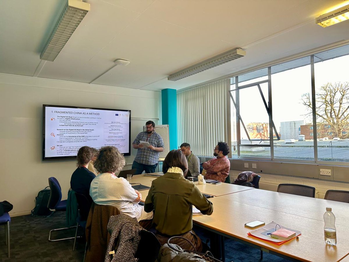 Digisilk (@digisilk_kcl) on Twitter photo James Burroughs presents 'Studying the Materiality of Chinese Tech,' exploring mixed-methods approach to studying China's digital infrastructure in #Kazakhstan and #SoutheastAsia
#ResearchingGlobalChina <a href="/ERedefine/">REDEFINE_ERC</a> <a href="/OpenUniversity/">The Open University</a> James Burroughs presents 'Studying the Materiality of Chinese Tech,' exploring mixed-methods approach to studying China's digital infrastructure in #Kazakhstan and #SoutheastAsia
#ResearchingGlobalChina <a href="/ERedefine/">REDEFINE_ERC</a> <a href="/OpenUniversity/">The Open University</a>