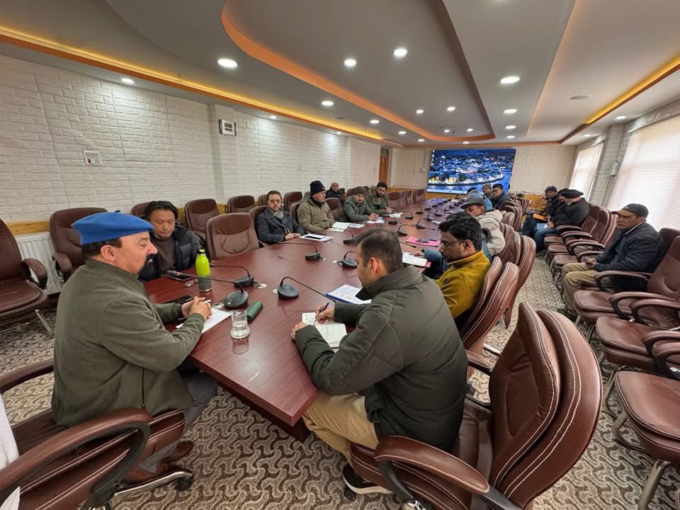 prolahdck's tweet photo. H’CEC Kargil @drajaffer chairs meeting on developmental initiatives, focuses on tourism, infrastructure, public welfare; short film on Suru Valley released.

@utladakhtourism
@DIPR_Kargil
@Info_Ladakh
@ddnewsladakh
@airnewskargil
@DIPR_Ladakh https://t.co/7NcOpKtxaB