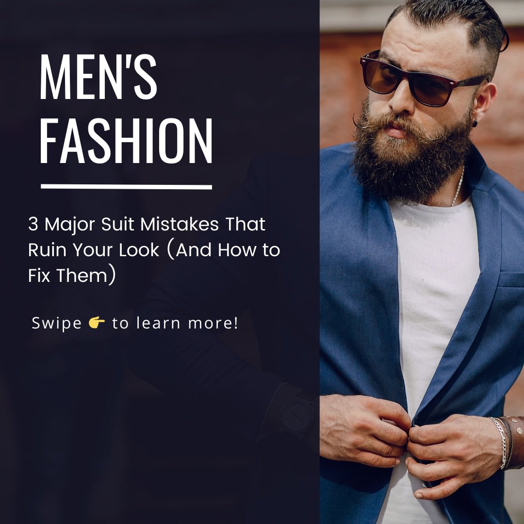 crowngents's tweet photo. Do you make these mistakes? Comment down below! #fashion #suit https://t.co/aVlIDxZoa4