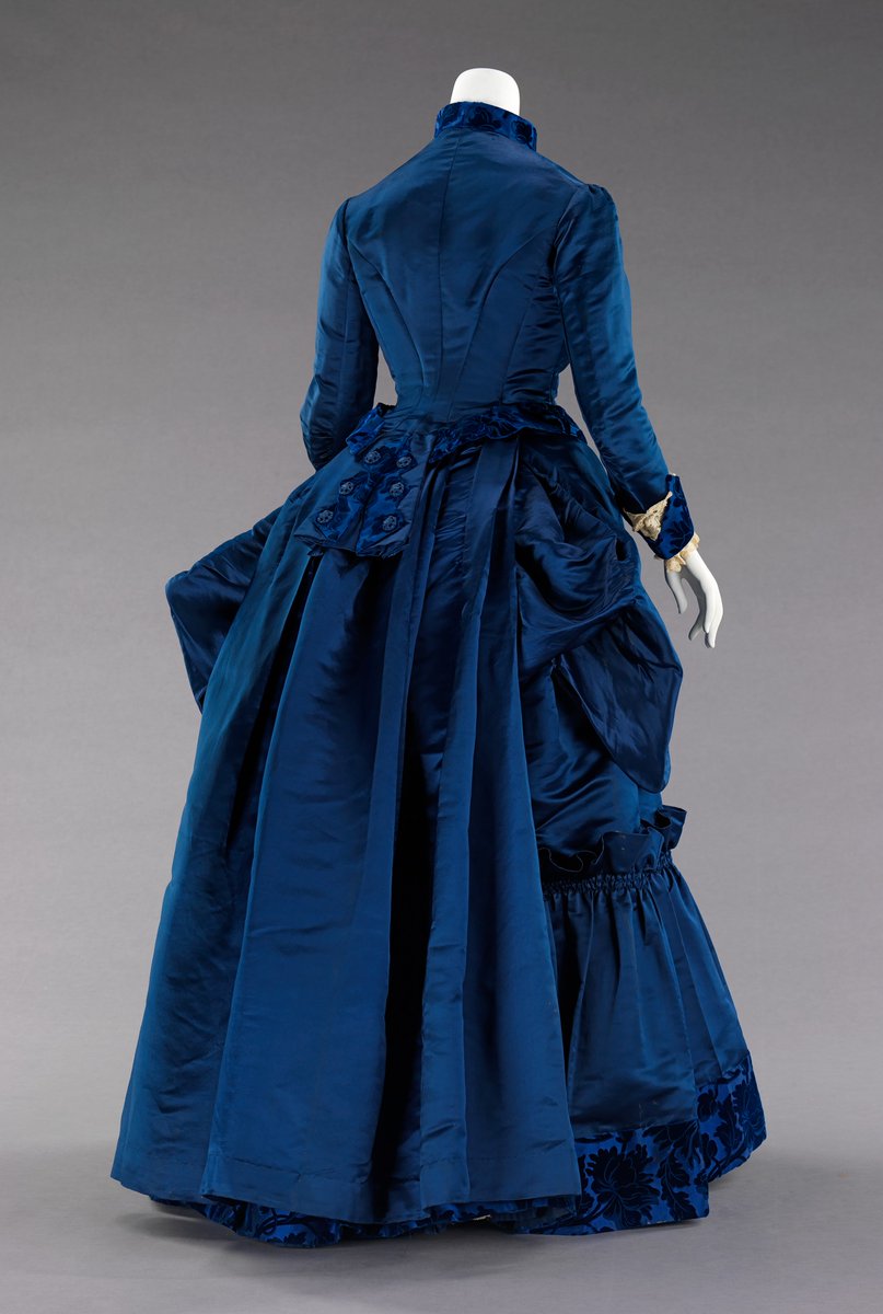 Afternoon dress by Augustine Martin &amp; Company, 1885. The MET.