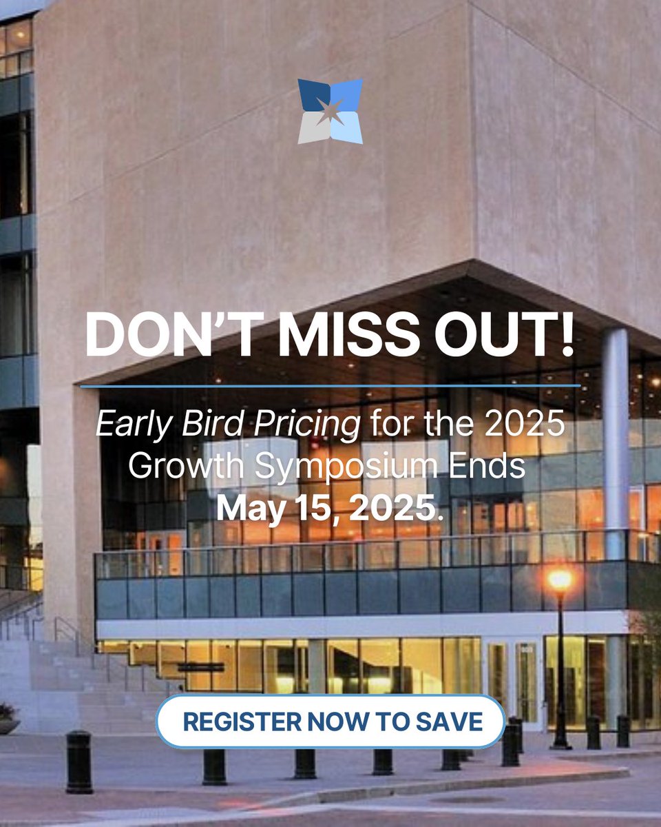 Early Bird Registration is NOW OPEN! The 2025 SEEDSPARK Growth Symposium is happening October 28–29, 2025, in Charlotte, NC—and now’s your chance to lock in exclusive early bird pricing before May 15th. hubs.ly/Q037DBVK0

#GrowthSymposium2025 #SEEDSPARK #CoLAB