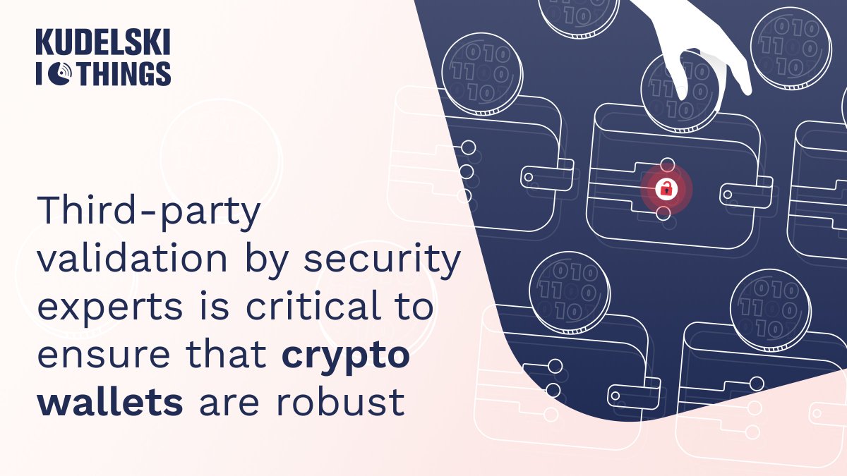 The security of crypto wallets depends directly on the components used and the implementation of their hardware, software, and communication protocols.  Learn more about our services👉 kdlski.co/4hMpcpf
#Crypto #DeFi #Cybersecurity #IoTSecurity #Cryptosecurity