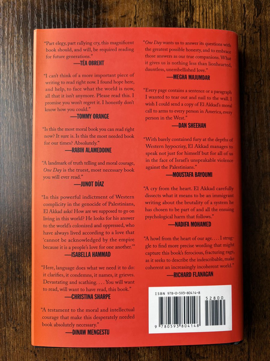 “One day, when it’s safe, when there’s no personal downside to calling a thing what it is, when it’s too late to hold anyone accountable, everyone will have always been against this.”

This extraordinary, essential book hits US shelves today.