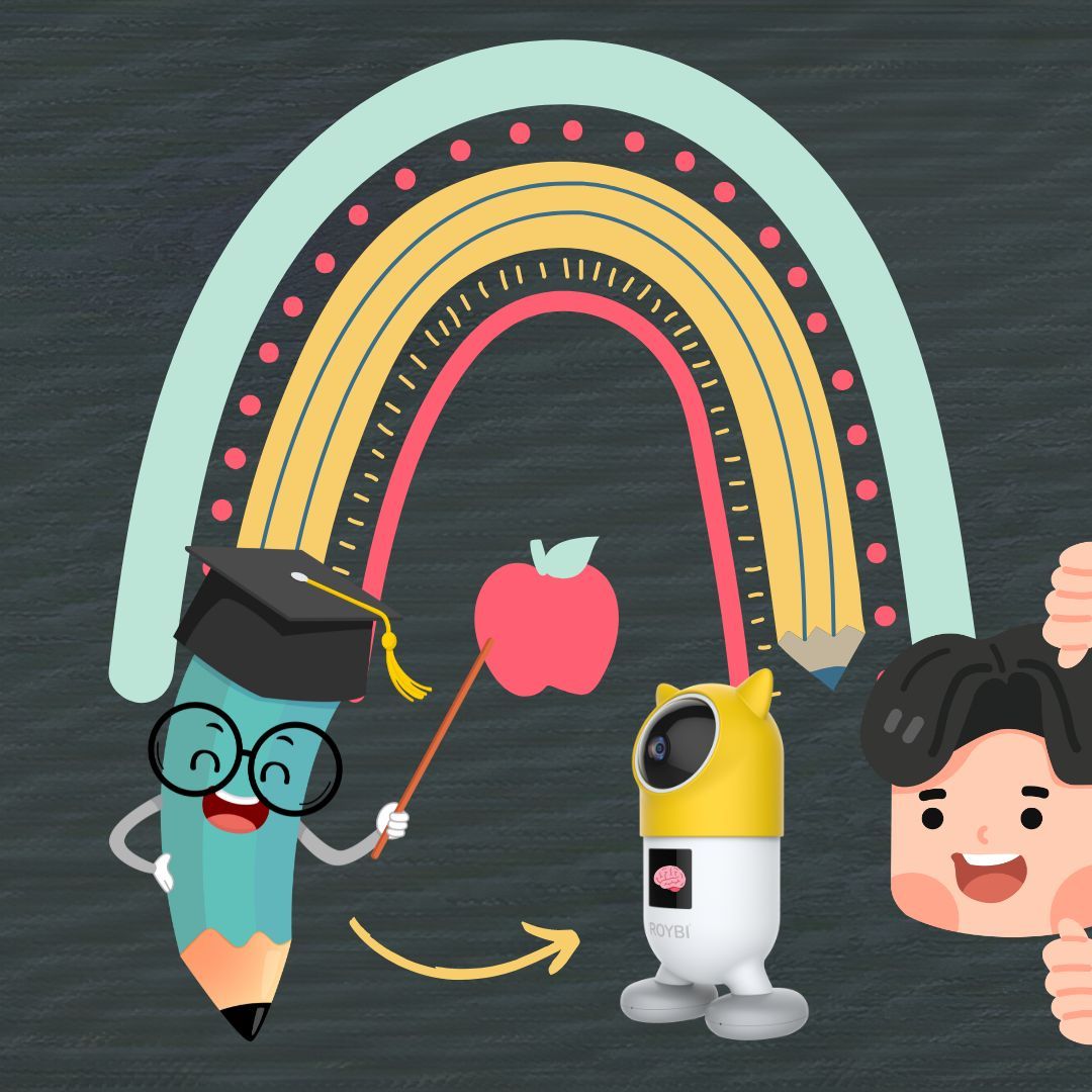 RoybiWorld's tweet image. Why did the AI go to school? To get smarter! 🤖 But don&apos;t worry, ROYBI Robot isn’t trying to replace your teacher — it&apos;s here to work with them! #AIHumor #ROYBIRobot