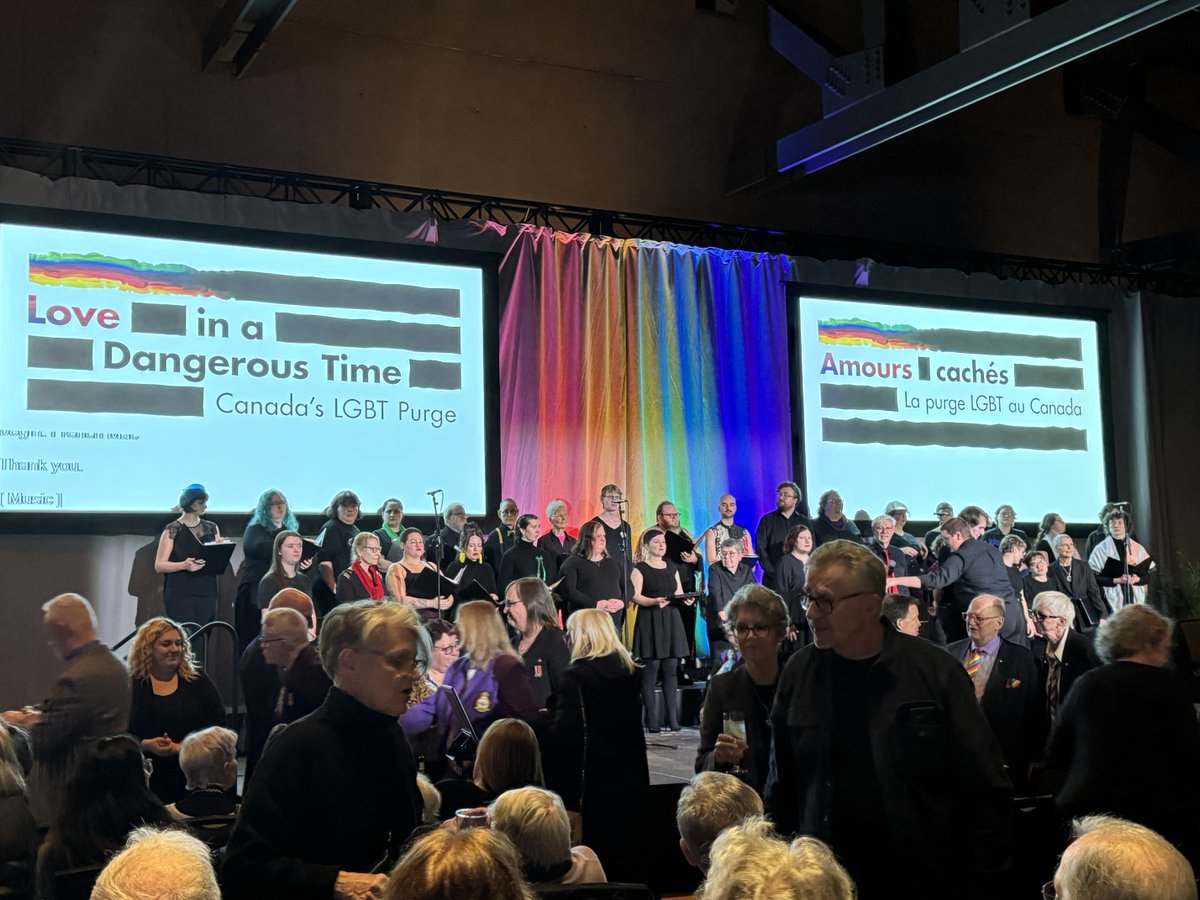 Earlier this month, we travelled to Winnipeg for a series of events and meetings with our Proud Partners, including the opening of Love in a Dangerous Time at @CMHR_New—a powerful exhibit reflecting the ongoing challenges faced by queer and trans communities worldwide. 🏳️‍🌈🏳️‍⚧️
