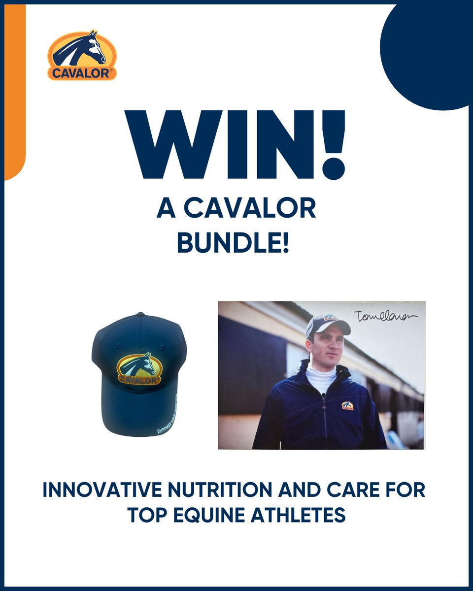 📢 COMPETITION 📢

🤩 Win a SIGNED <a href="/tomcloverracing/">Tom Clover Racing</a> pic and Cavalor Cap!

🏇 To ENTER simply:

↩️ TAG a friend

🔄 FOLLOW <a href="/Cavalor_RACE/">Cavalor.race</a>

📢 WINNERS will be announced in one week