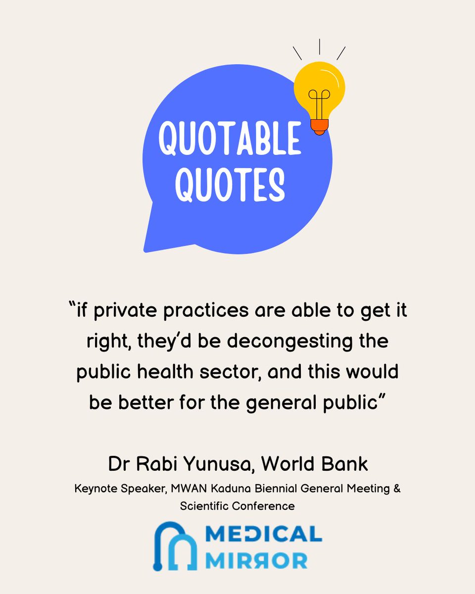 Medical_Mirror's tweet photo. Kaduna State Medical Women urges Colleagues to Diversify, Collaborate &amp; Innovate for an Efficient Healthcare Delivery System

Full article at: https://t.co/wANQGP0Ewc

#medicaljournalism #medicalevents #quotablequote #medicalmirror #medicalpractice #medicalwomen #privatepractice https://t.co/gMgsgT1g3p