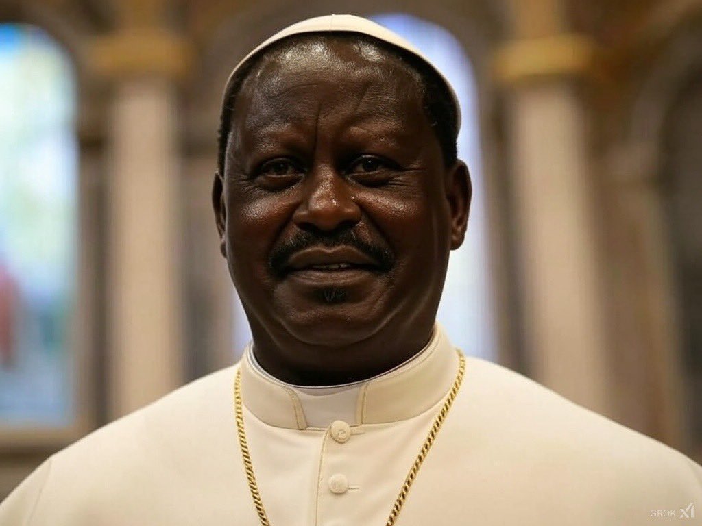 Will Raila Odinga be the first black pope in History or will he lose to a Muslim?