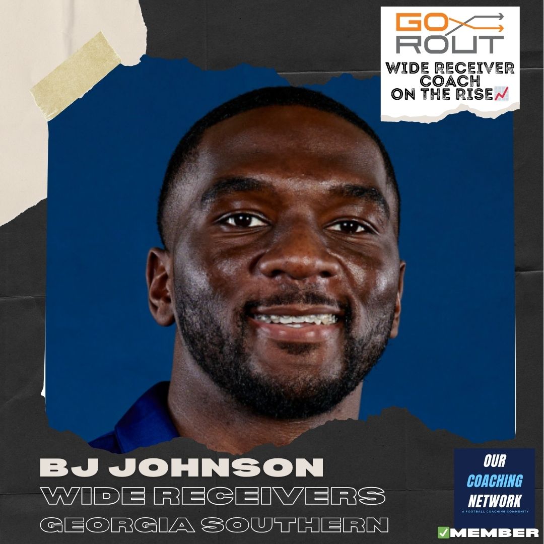 Our Coaching Network | A Football Coach Community (@ourcoachingnet) on Twitter photo 🏈<a href="/Go_Rout/">GoRout</a> WR Coach on the Rise📈
<a href="/BJJohnson__/">BJ Johnson</a> is the Outside Wide Receivers Coach at <a href="/GSAthletics_FB/">Georgia Southern Football</a>✅
And he is a 2025 Our Coaching Network WR Coach on the Rise 📈
WR Coach on the Rise🧵👇 🏈<a href="/Go_Rout/">GoRout</a> WR Coach on the Rise📈
<a href="/BJJohnson__/">BJ Johnson</a> is the Outside Wide Receivers Coach at <a href="/GSAthletics_FB/">Georgia Southern Football</a>✅
And he is a 2025 Our Coaching Network WR Coach on the Rise 📈
WR Coach on the Rise🧵👇