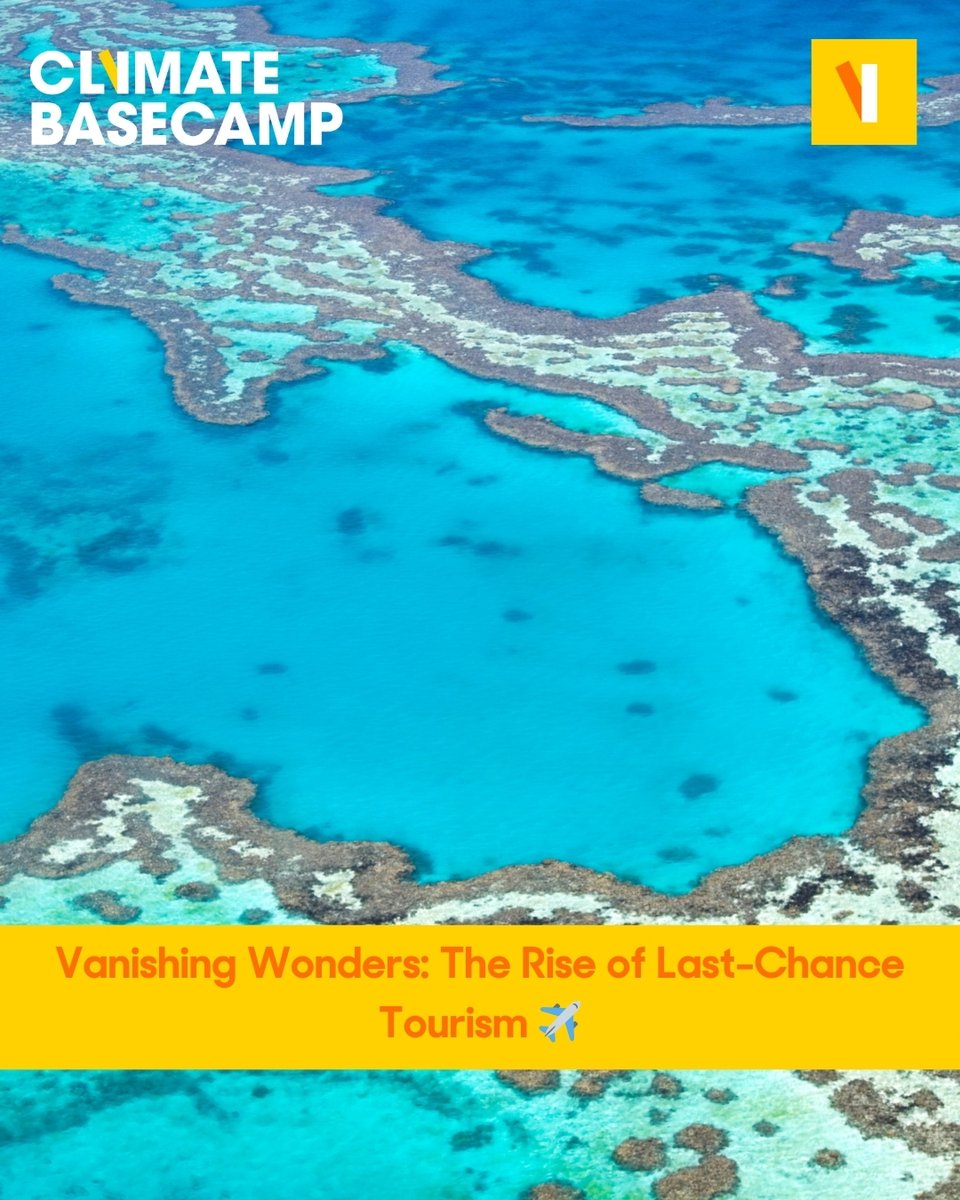 Climate change is reshaping our planet, and some of the world's most breathtaking destinations are disappearing before our eyes. 😢🏝️ From the bleaching Great Barrier Reef to melting glaciers and sinking cities like Venice, last-chance tourism is on the rise as travelers rush to