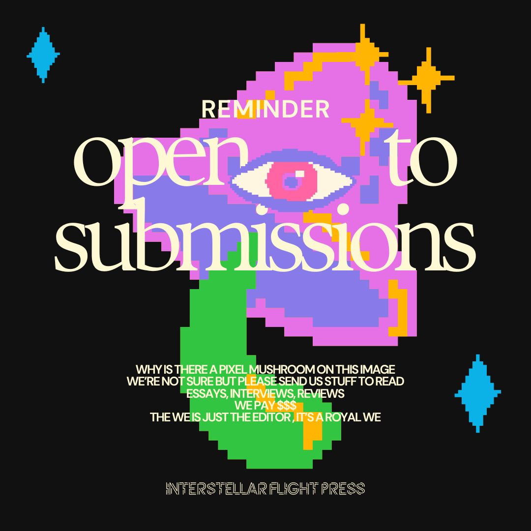 Seeking writers for the apocalypse. We are open to pitches and nonfiction article submissions. Pays $30/article. 
interstellarflightpress.com/submissions.ht…