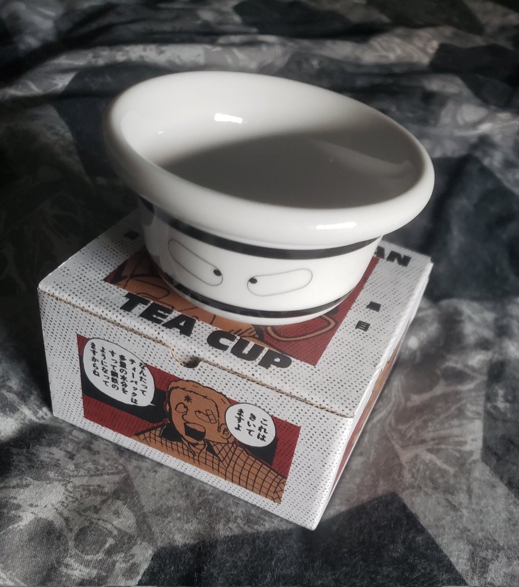 GetterDevil's tweet image. My Tea Packman tea cup is here
😌☕
#kinnikuman #teapackman