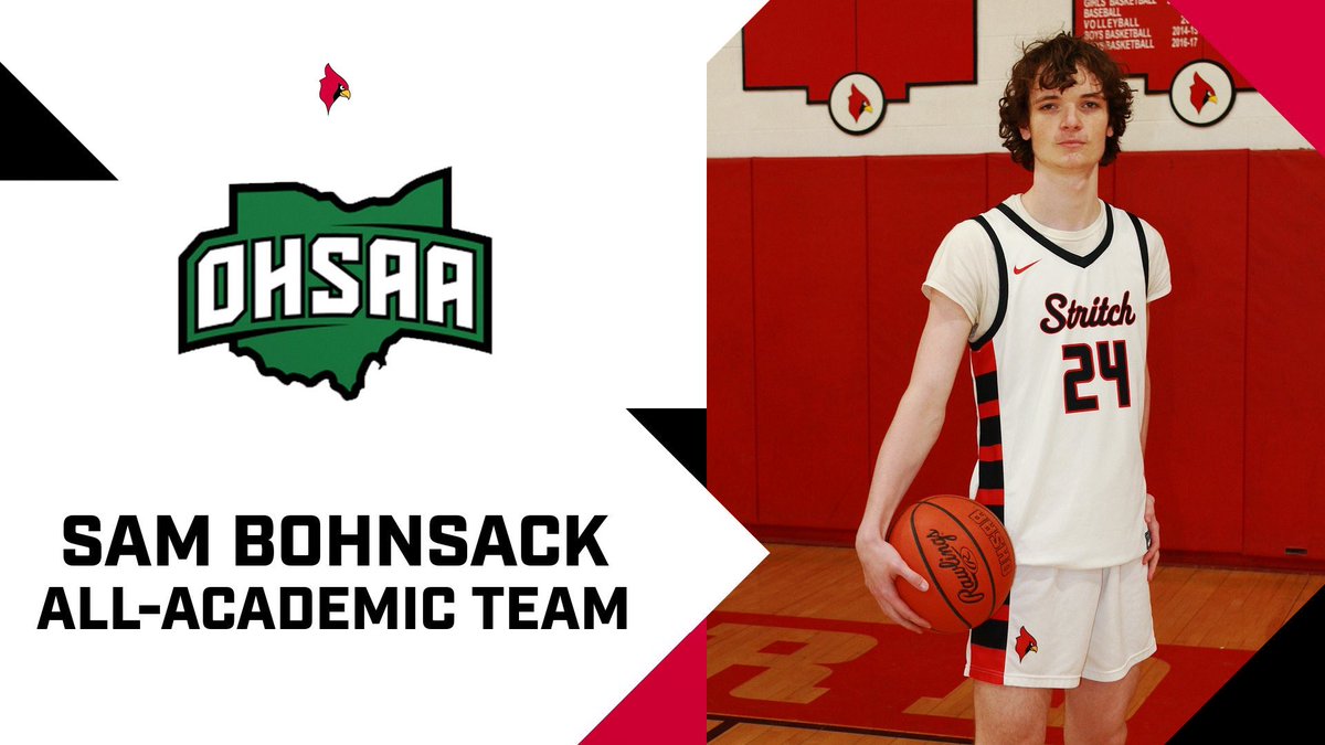 Congratulations to senior Sam Bohnsack for making District 7’s All-Academic Team!! #STUDENTathlete