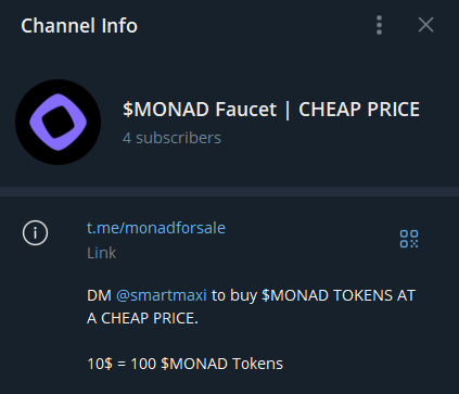 smartmaxidegens's tweet photo. READY FOR $MONAD #Giveaway : ROUND 3:

1 FREE $MON For Everyone who join this channel:

👇👇👇👇👇
CHANNEL LINK
https://t.co/qM0aAUFnvZ

RULES FOR FREE #MONAD #AIRDROP 

1. Join this Channel : https://t.co/qM0aAUFnvZ

2. Like - Retweet - Follow

3. Paste you #ETH or #MONAD Wallet Address like this:
0xf70da97812CB96acDF810712Aa562db8dfA3dbEF
$MONAD

Please paste the $SOL address here.

$MONAD AIRDROP WILL BE THE BIGGEST IN 2025.