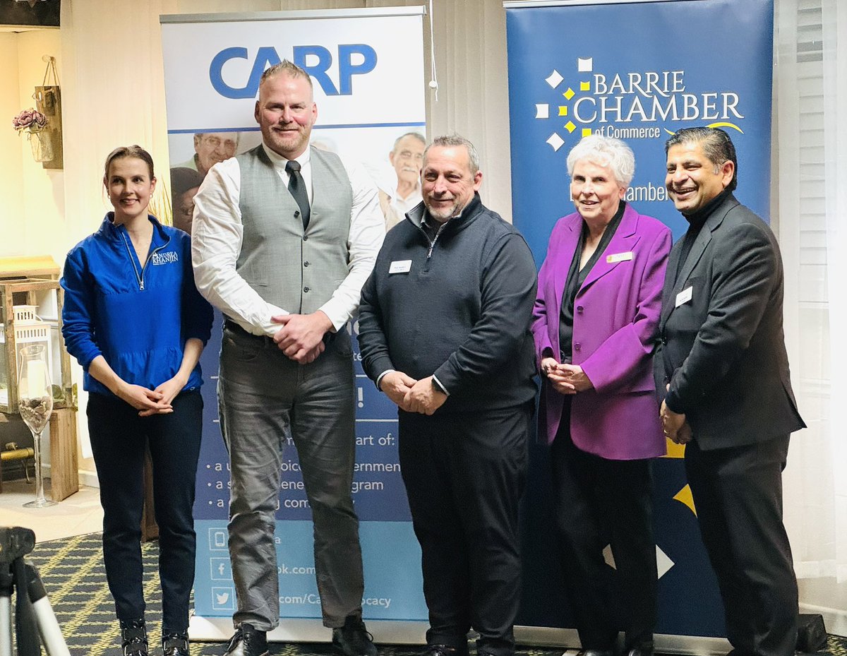 Andrea_Khanjin's tweet photo. Thank you @BarrieChamber and @CarpAdvocacy for hosting #MeetTheCandidates event to discuss our election priorities.
@FordNation and @OntarioPCParty will protect #BarrieInnisfil workers and businesses, while fighting U.S. tariffs.
On February 27th, #VotePC and #ProtectOntario! https://t.co/uvJShT97ju
